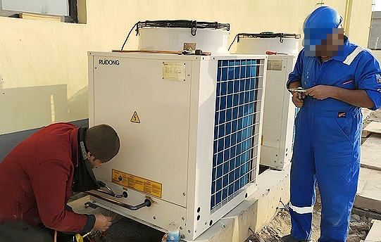 Unidade de ar condicionado tipo gabinete Ruidong pousa no Oriente Médio - fornecendo serviço preciso e de ponta a ponta