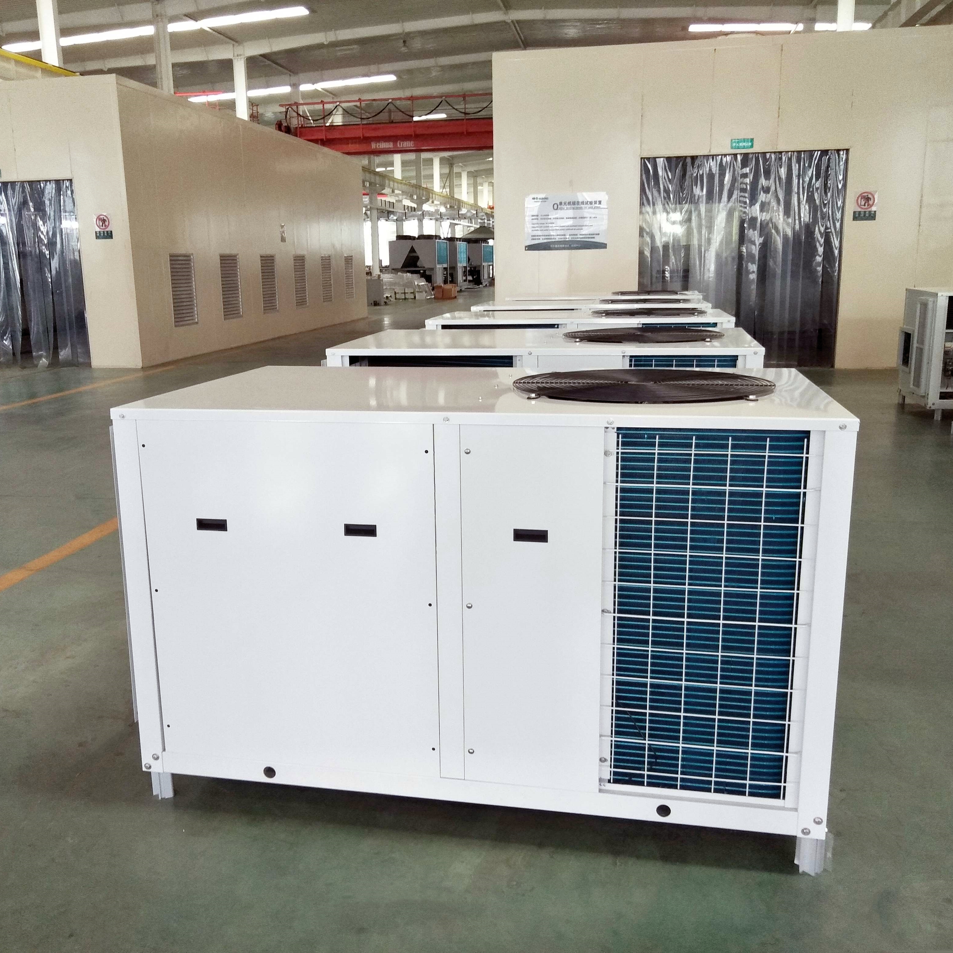 28KW 35kW 50kW Comercial Air Conditioner Rooftop Packaged Unit com suprimento horizontal